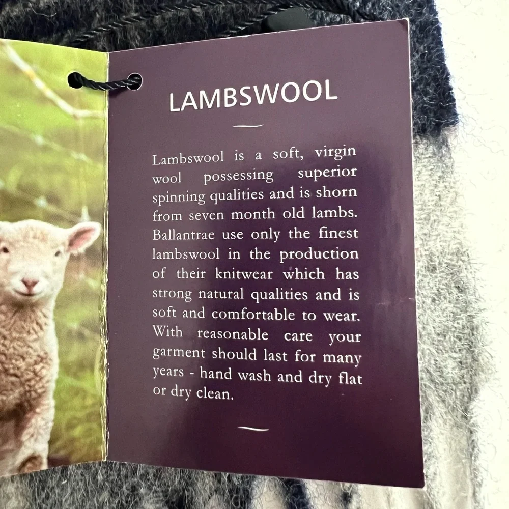 NWT Ballantrae Edinburgh 100% Lambswool Scarf - Picture 9 of 9